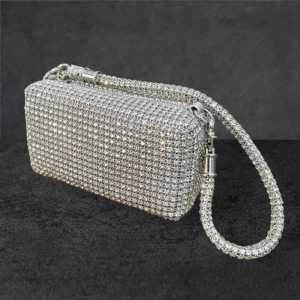 Square Stone Party Purse