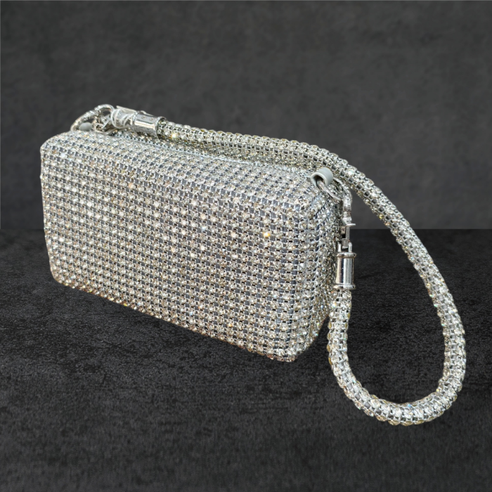 Square Stone Party Purse